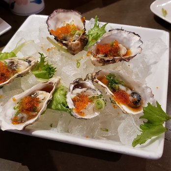 Ebisu - Half dozen oysters - Sushi Bars Near Me - San Francisco, California