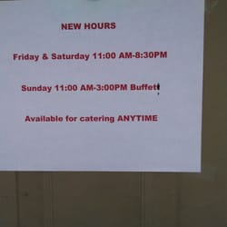 The Millstone - The hours as posted on the door