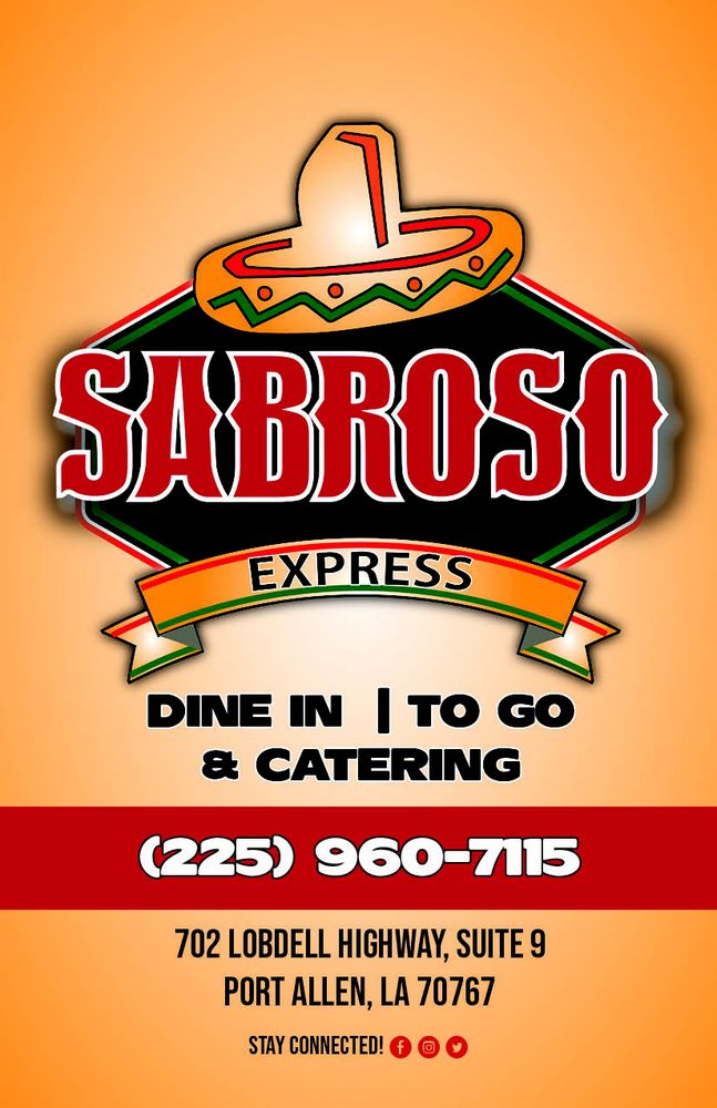 Sabroso Mexican Express Logo