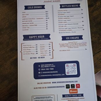 305 Degrees Burgers Bar - Menu - Burgers Near Me - Hollywood, Florida 305 Degrees Burgers Bar - Menu - Burgers Near Me - Hollywood, Florida