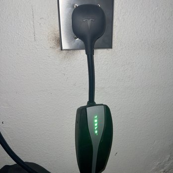 Johnny Electric - Charger plugged in - Electricians Near Me - Irvine, California
