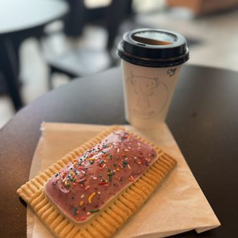 Spotted Deer Coffee Company - Mixed Berry Pop Tart & Chai Tea Latte - Cafes Near Me - Fair Oaks Ranch, Texas Spotted Deer Coffee Company - Mixed Berry Pop Tart & Chai Tea Latte - Cafes Near Me - Fair Oaks Ranch, Texas