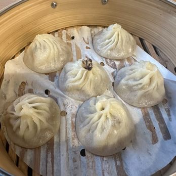 Dumpling World - Pork and mushroom xiao long bao - Chinese Near Me - Austin, Texas