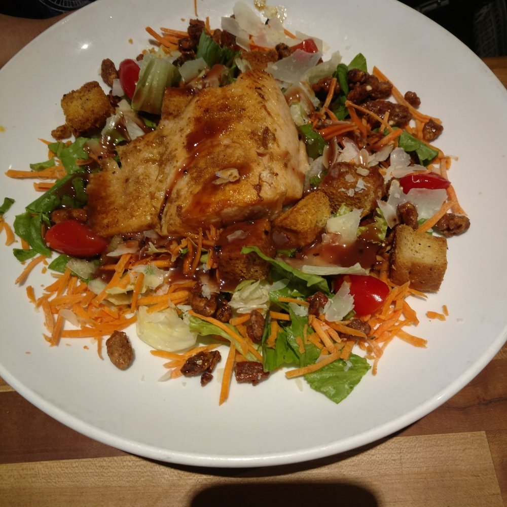 Cheddar's Scratch Kitchen - The blackened Salmon salad is very good, or so my wife tells me. - American Near Me - Wichita Falls, Texas