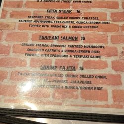 Oakville  Sports Pub - Menu