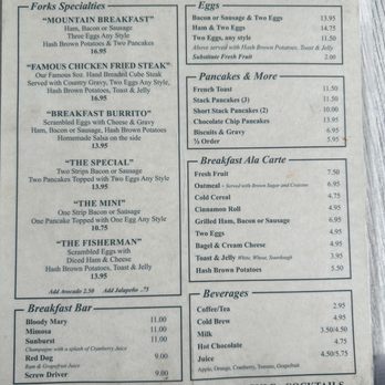 The Forks Resort - Menu1 - Resorts Near Me - Bass Lake, California