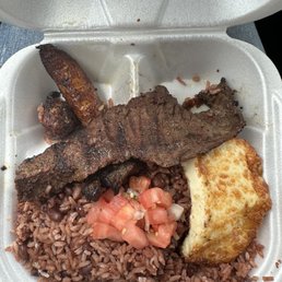 Pictures do no justice. I shared my dish so here there's only 1 piece of steak but it comes with 2! Pictures do no justice. I shared my dish so here there's only 1 piece of steak but it comes with 2!
