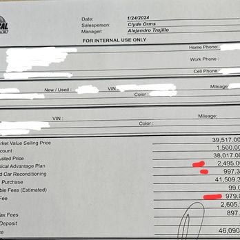 Tropical Chevrolet - Proof of junk fees added to the advertised price. - Car Dealers Near Me - Miami Shores, Florida
