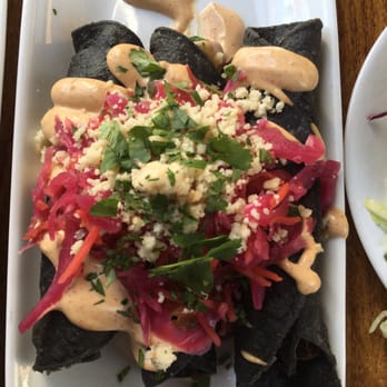Seabirds Kitchen - Purple taquitos- marry me! - Vegan Near Me - Costa Mesa, California