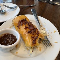 Sausage Roll topped with Bacon Sausage Roll topped with Bacon