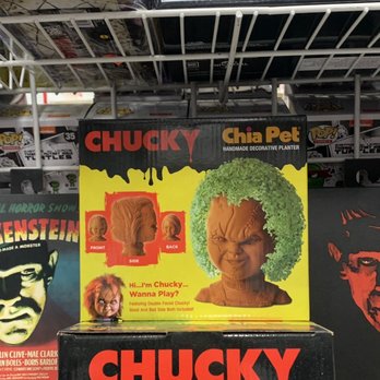 Famous Faces & Funnies - Chucky Chia Pet - Toy Stores Near Me - Melbourne, Florida Famous Faces & Funnies - Chucky Chia Pet - Toy Stores Near Me - Melbourne, Florida