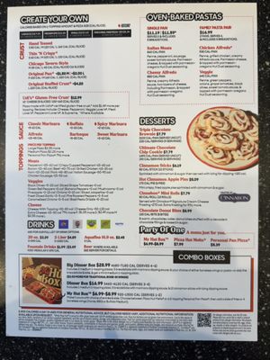 Menu photo 2 Pizza Hut University Place, WA Menu photo 2 Pizza Hut University Place, WA