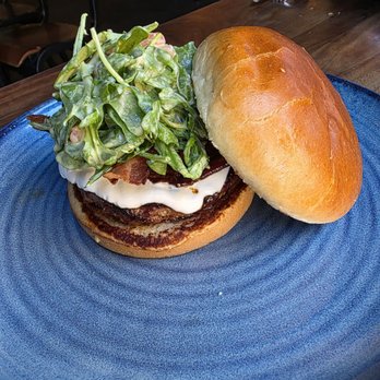 Eureka! - Fig burger with goat cheese - American Near Me - San Diego, California Eureka! - Fig burger with goat cheese - American Near Me - San Diego, California