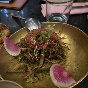 GupShup - CRISPY OKRA & GUACAMOLE - Indian Near Me - New York, New York