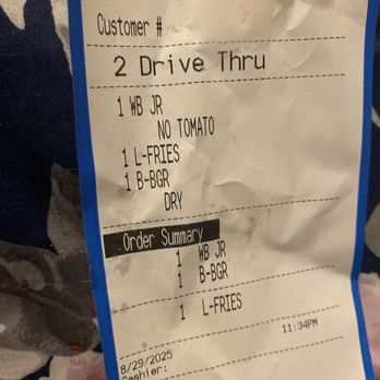 Whataburger - My receipt that CLEARLY SHOWS I ordered my #21 Breakfast on a Bun DRY. - Fast Food Near Me - Ocean Springs, Mississippi Whataburger - My receipt that CLEARLY SHOWS I ordered my #21 Breakfast on a Bun DRY. - Fast Food Near Me - Ocean Springs, Mississippi