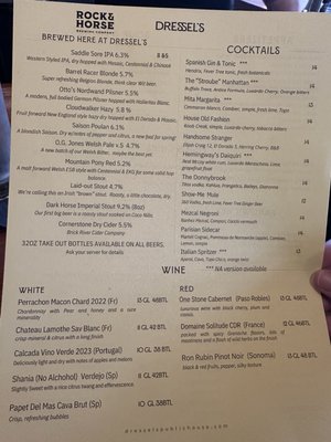 Menu photo 2 Dressel's Public House Saint Louis, MO