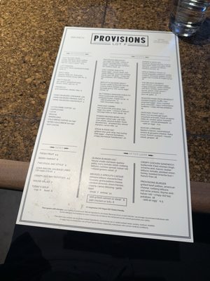 Menu photo 2 Provisions Lot F Ames, IA Menu photo 2 Provisions Lot F Ames, IA