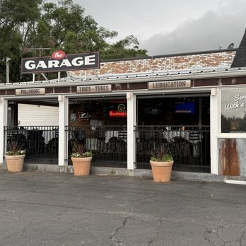 The Filling Station - Patio area. - New American Near Me - Davenport, Iowa