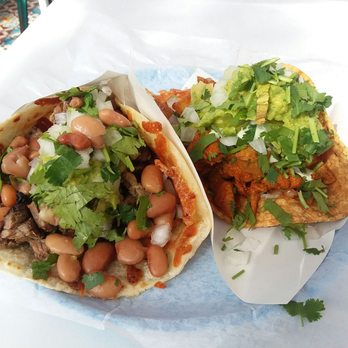The Taco Stand - Sonora taco with steak, and volcan al pastor - Tacos Near Me - Encinitas, California