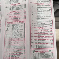 China King Chinese Restaurant - Menu