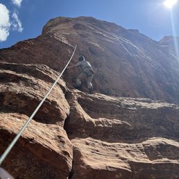 Rock climbing
