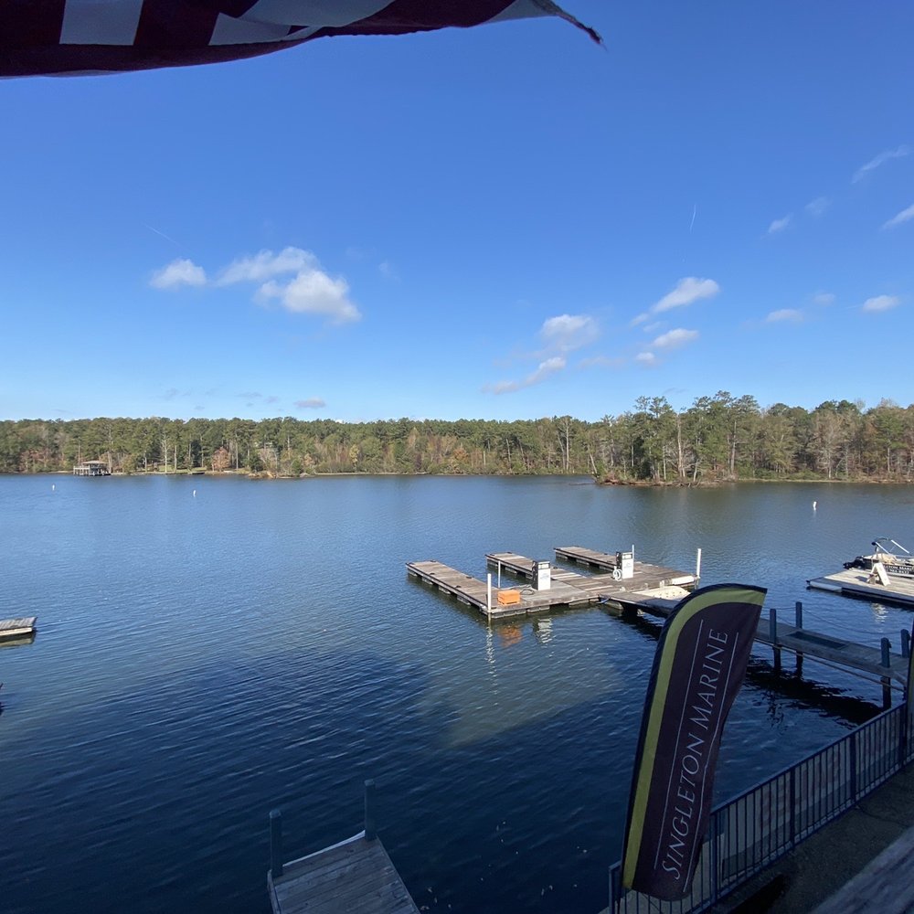219 On The Lake - Overlook from patio seating - American Near Me - Fortson, Georgia 219 On The Lake - Overlook from patio seating - American Near Me - Fortson, Georgia