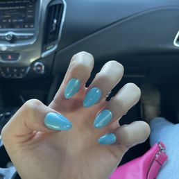 gel polish w partial chrome full set gel polish w partial chrome full set