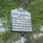 Photo of Silas McDowell Historical Marker