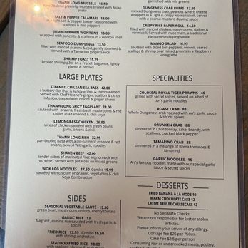 Thanh Long - Menu - Seafood Near Me - San Francisco, California Thanh Long - Menu - Seafood Near Me - San Francisco, California