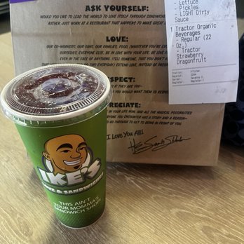 Ike's Love & Sandwiches - To go bag - Sandwiches Near Me - Phoenix, Arizona