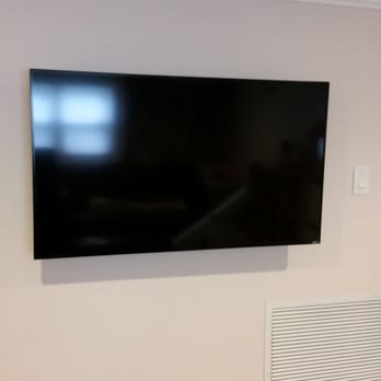 Amazing Spaces by Jeff - 1st tv after photo. All wires hidden, remotes programmed ams the mess from drilling all cleaned up - Home Theatre Installation Near Me Amazing Spaces by Jeff - 1st tv after photo. All wires hidden, remotes programmed ams the mess from drilling all cleaned up - Home Theatre Installation Near Me