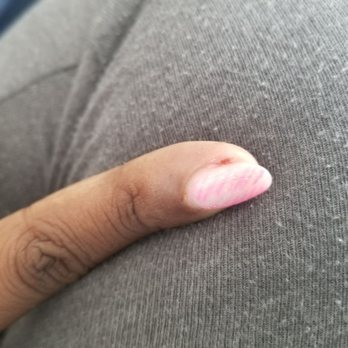 K Nails - Norco - My nails after the owner Mimi filed away my skin. - Nail Salons Near Me - Norco, California K Nails - Norco - My nails after the owner Mimi filed away my skin. - Nail Salons Near Me - Norco, California