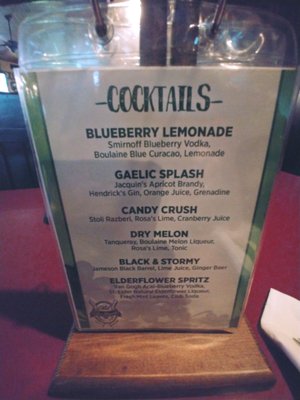 Menu photo 6 Old Oar House Irish Pub Millville, NJ