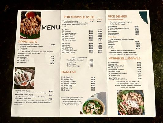 Menu photo 3 Booboo Pho Montgomery Village, MD