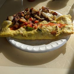 Long Valley Bagel - Vege omelette