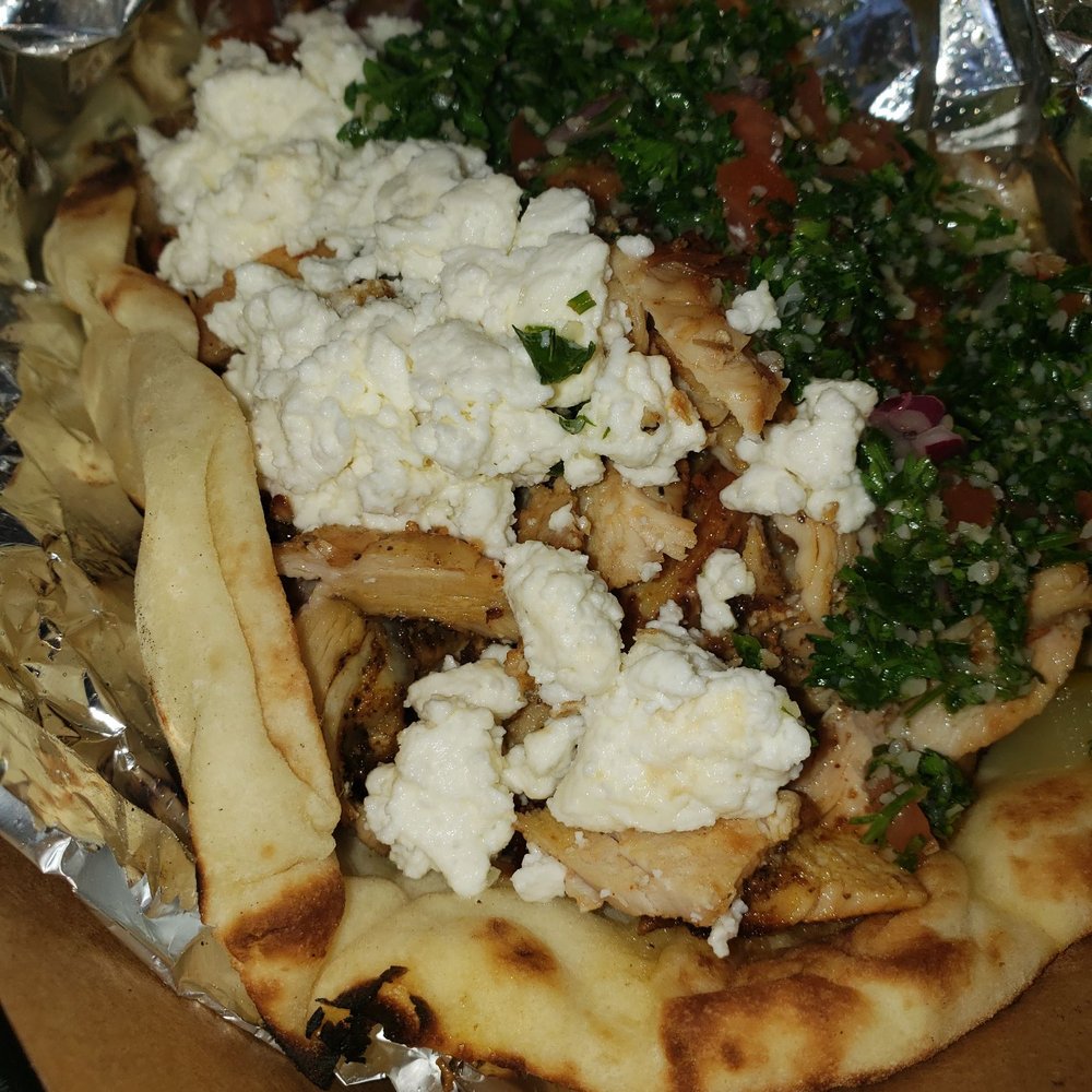Chicken naan. It is delicious!