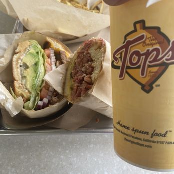 The Original Tops - Pastrami and Avocado & Bacon Cheeseburger - Burgers Near Me - Pasadena, California