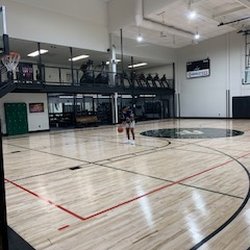 Aerofit Health Club - Newly finished basketball court!