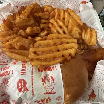 Hangry Joe’s Hot Chicken - Chicken sandwich with fries Combo 1 (Mega SandoFriesDrink). - Chicken Shop Near Me - Columbia, Maryland Hangry Joe’s Hot Chicken - Chicken sandwich with fries Combo 1 (Mega SandoFriesDrink). - Chicken Shop Near Me - Columbia, Maryland