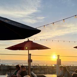 Sunset view from the deck at Wooly's Sunset view from the deck at Wooly's