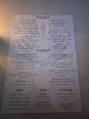 Menu photo 6 Blue Rabbit Bar San Pablo, CA