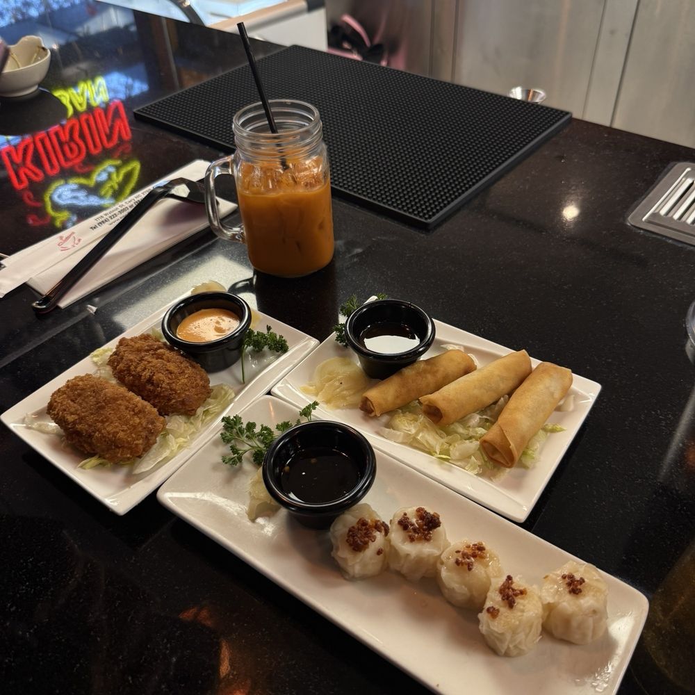 Noodle Boulevard - spring roll, shrimp shumai, croquette - Ramen Near Me - Cary, North Carolina