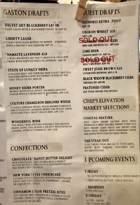 Menu photo 1 Gaston Brewing Restaurant Fayetteville, NC Menu photo 1 Gaston Brewing Restaurant Fayetteville, NC