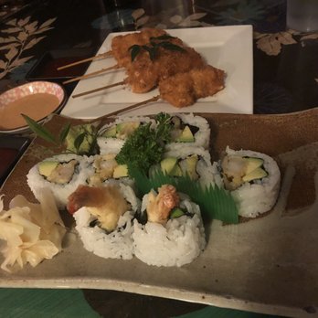 Modesto Sukiyaki - This is their shrimp roll & chicken Katsu appetizers .. DELICIOUS ! - Sushi Bars Near Me - Modesto, California