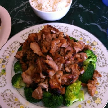 Wong's Express - Teriyaki chicken w/steamed rice. - Chinese Near Me - Midlothian, Texas Wong's Express - Teriyaki chicken w/steamed rice. - Chinese Near Me - Midlothian, Texas