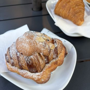 Bobby Boy Bakeshop - Chocolate almond croissant & regular croissant - Bakeries Near Me - Winston-Salem, North Carolina