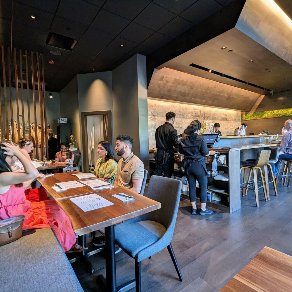Sushi Mon - Inside. Sushi bar and dining room. This is pretty much it. They had additional seating outside in the office lobby which was weird. - Japanese Near Me - Raleigh, North Carolina Sushi Mon - Inside. Sushi bar and dining room. This is pretty much it. They had additional seating outside in the office lobby which was weird. - Japanese Near Me - Raleigh, North Carolina