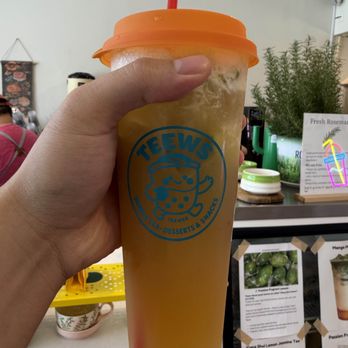 Teews - Fragrant Lime Jasmine Tea - Desserts Near Me - Shoreline, Washington