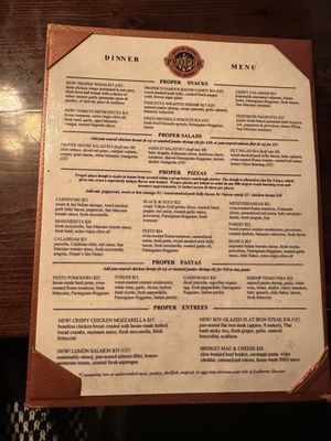 Menu photo 3 Proper Brick Oven & Tap Room Pittsburgh, PA