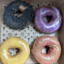 Naughty List, Purple Haze, Lilikoi, Strawberry fields